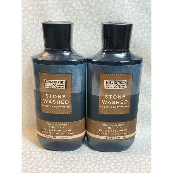 Bath and Body Works MEN’S STONE WASHED 2 Piece Set - Picture 6 of 9